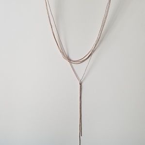 8 other Reasons layered rose gold necklace